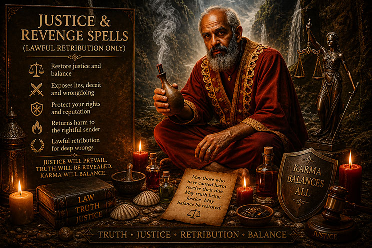 Justice & Revenge Spells - Lawful Retribution
